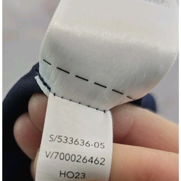 Athleta Pants Womens 12 X 28 Blue Navy Endless Crop Pull On US Seller Fast Ship - Picture 10 of 12